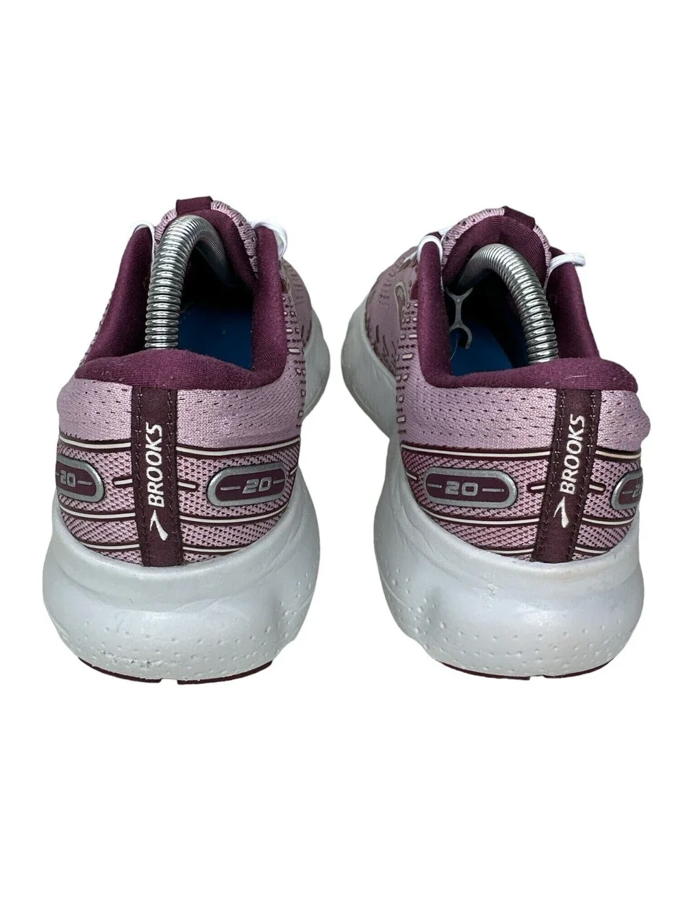 Brooks Glycerin 20 Womens 10 B Shoes Pink Running Walking Gym **No Insoles**